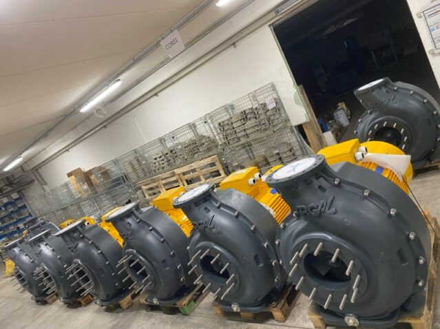 Argal Pumps made for MAT Filtration Technologies