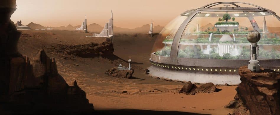 Mars Aquaponic Dome