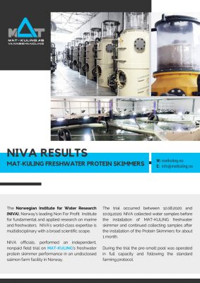 Norwegian Institute for Water Research NIVA Results
