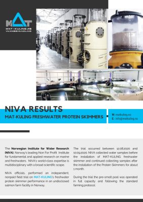 Norwegian institute for water research niva results