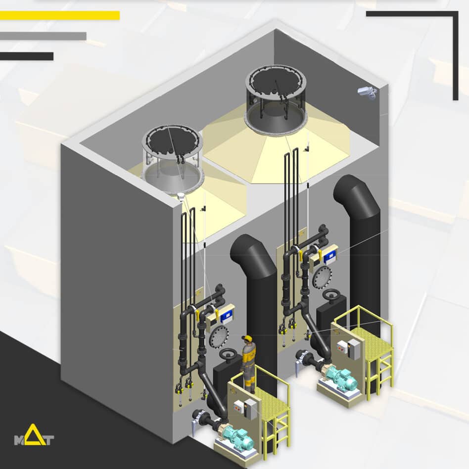 Concrete Protein Skimmers Salmon Farming MATKULING