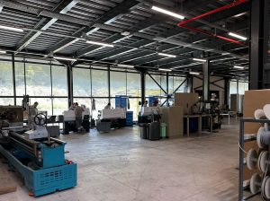 Machinery room at mat-kuliing factory
